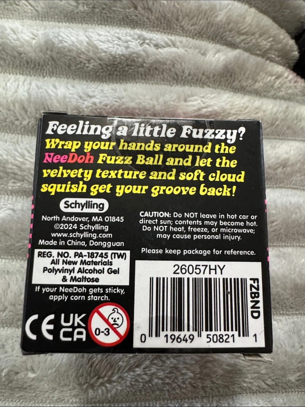 Fuzz Ball Velvet Squeeze Toy - Pink